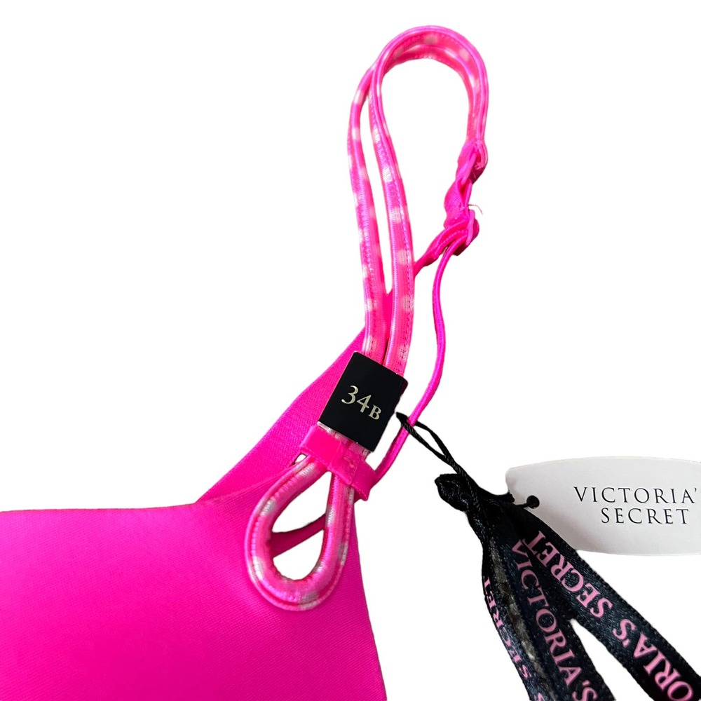NWT Victoria's Secret Hot Pink Push Up Bra - Picture 4 of 10